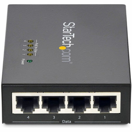 StarTech.com 4 Port Gigabit Midspan - PoE+ Injector - 802.3at and 802.3af — POEINJ4G
