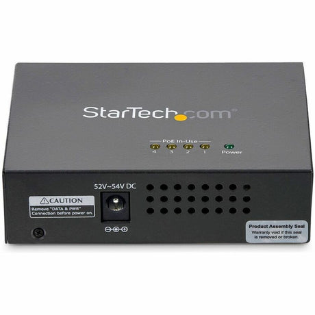 StarTech.com 4 Port Gigabit Midspan - PoE+ Injector - 802.3at and 802.3af — POEINJ4G