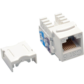 Eaton Tripp Lite Series Cat6/Cat5e 110 Style Punch Down Keystone Jack - White, 25-Pack, TAA — N238-025-WH