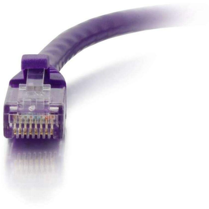 C2G 7ft Cat6 Ethernet Cable - Snagless Unshielded (UTP) - Purple — 27802
