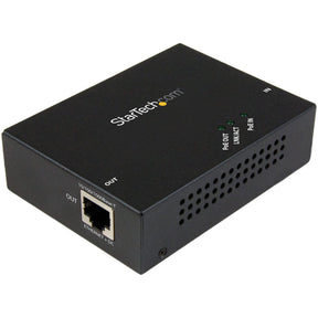 StarTech.com 1 Port Gigabit PoE+ Extender - 802.3at and 802.3af - 100 m (330 ft) - Power over Ethernet Extender - PoE Repeater Network Extender — POEEXT1GAT