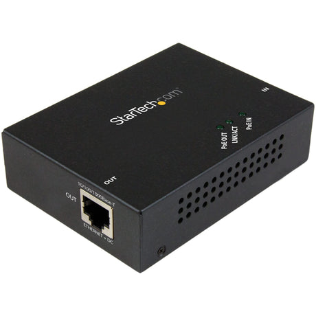 StarTech.com 1 Port Gigabit PoE+ Extender - 802.3at and 802.3af - 100 m (330 ft) - Power over Ethernet Extender - PoE Repeater Network Extender — POEEXT1GAT