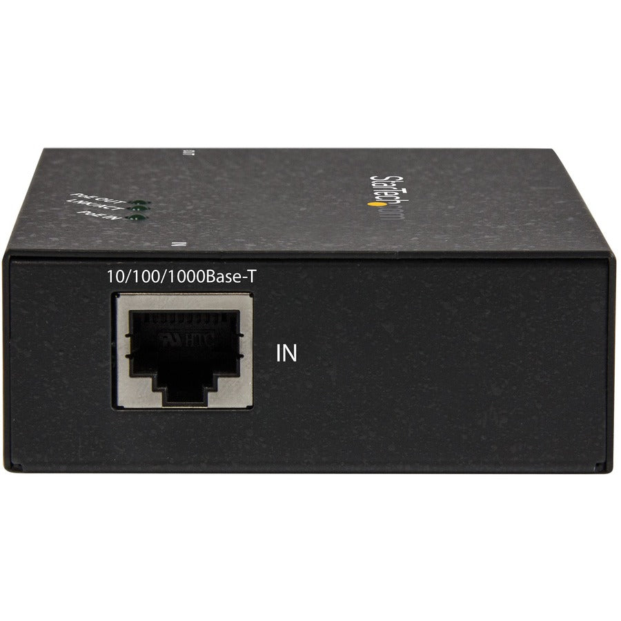 StarTech.com 1 Port Gigabit PoE+ Extender - 802.3at and 802.3af - 100 m (330 ft) - Power over Ethernet Extender - PoE Repeater Network Extender — POEEXT1GAT
