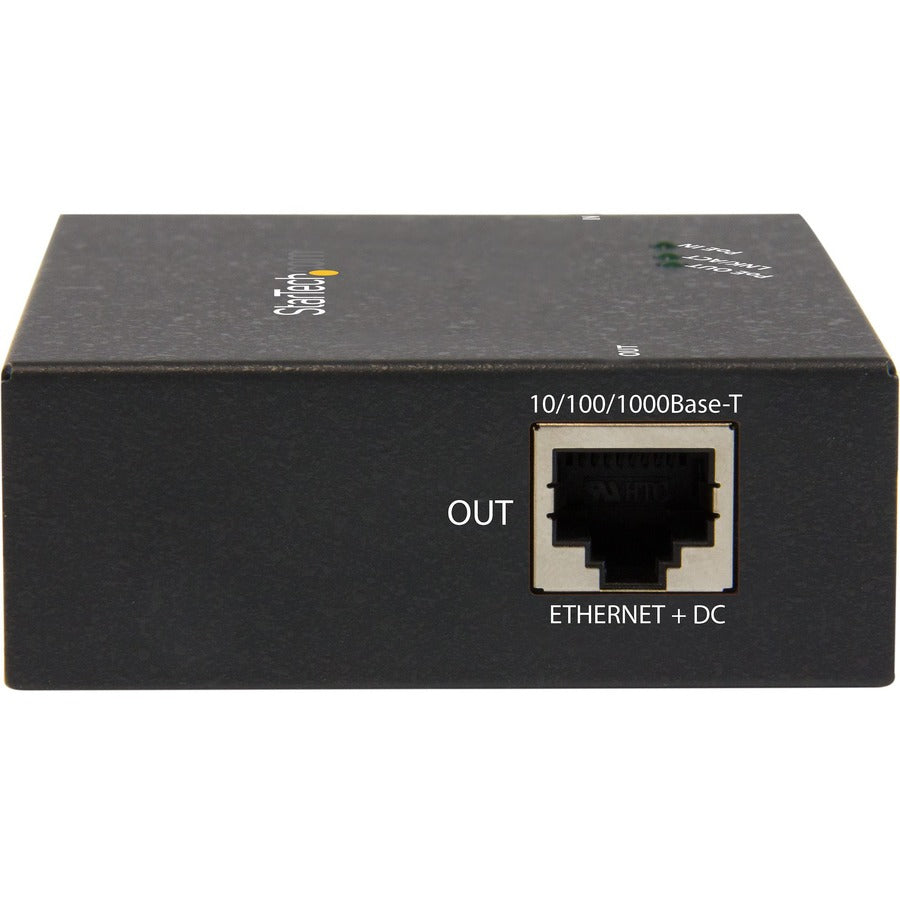 StarTech.com 1 Port Gigabit PoE+ Extender - 802.3at and 802.3af - 100 m (330 ft) - Power over Ethernet Extender - PoE Repeater Network Extender — POEEXT1GAT
