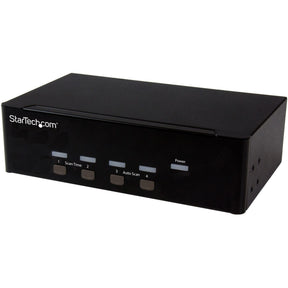 StarTech.com 4-port KVM Switch with Dual VGA and 2-port USB Hub - USB 2.0 — SV431DVGAU2A