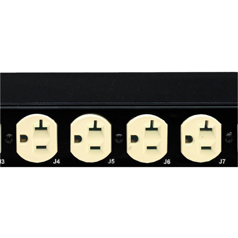 Eaton Basic rack PDU, 0U, L14-30P input, 5.76 kW max, 120/240V, 24A, 10 ft cord, Split-phase, TAA compliant, Outlets: (24) 5-20R — EBA201-10
