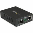 StarTech.com Gigabit Ethernet Fiber Media Converter with Open SFP Slot - Supports 10/100/1000 Networks — MCM1110SFP