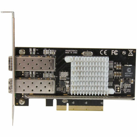 StarTech.com 10G Network Card - 2x 10G Open SFP+ Multimode LC Fiber Connector - Intel 82599 Chip - Gigabit Ethernet Card — PEX20000SFPI