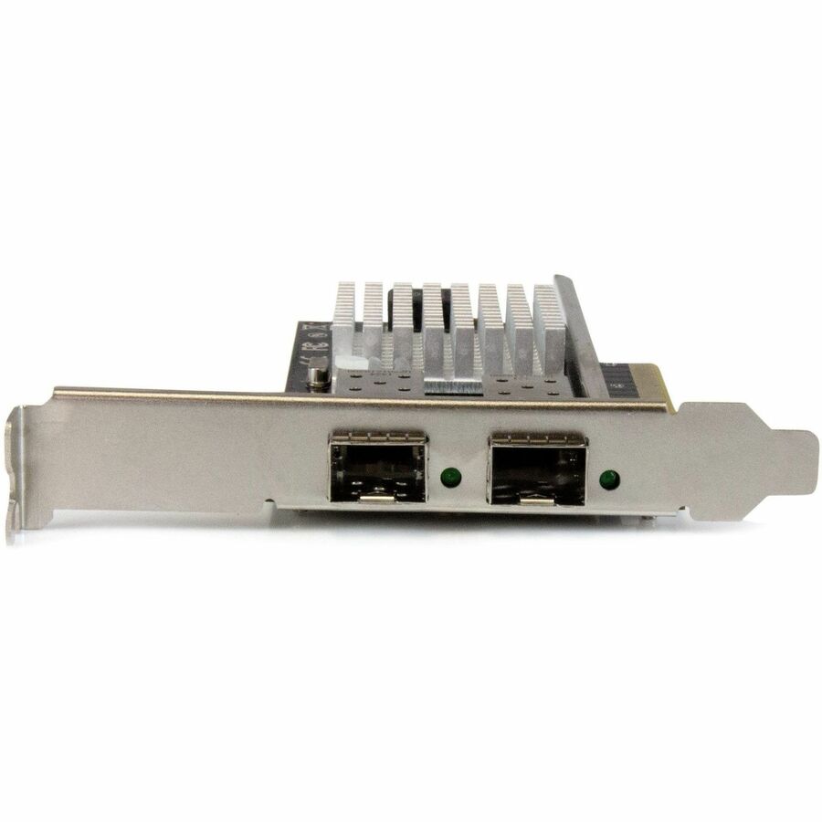 StarTech.com 10G Network Card - 2x 10G Open SFP+ Multimode LC Fiber Connector - Intel 82599 Chip - Gigabit Ethernet Card — PEX20000SFPI