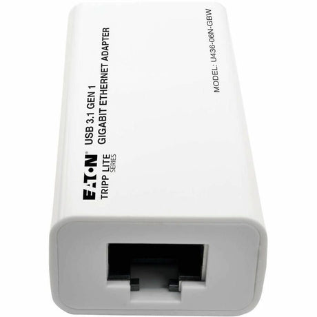Eaton Tripp Lite Series USB-C to Gigabit Network Adapter, Thunderbolt 3 Compatibility - White — U436-06N-GBW