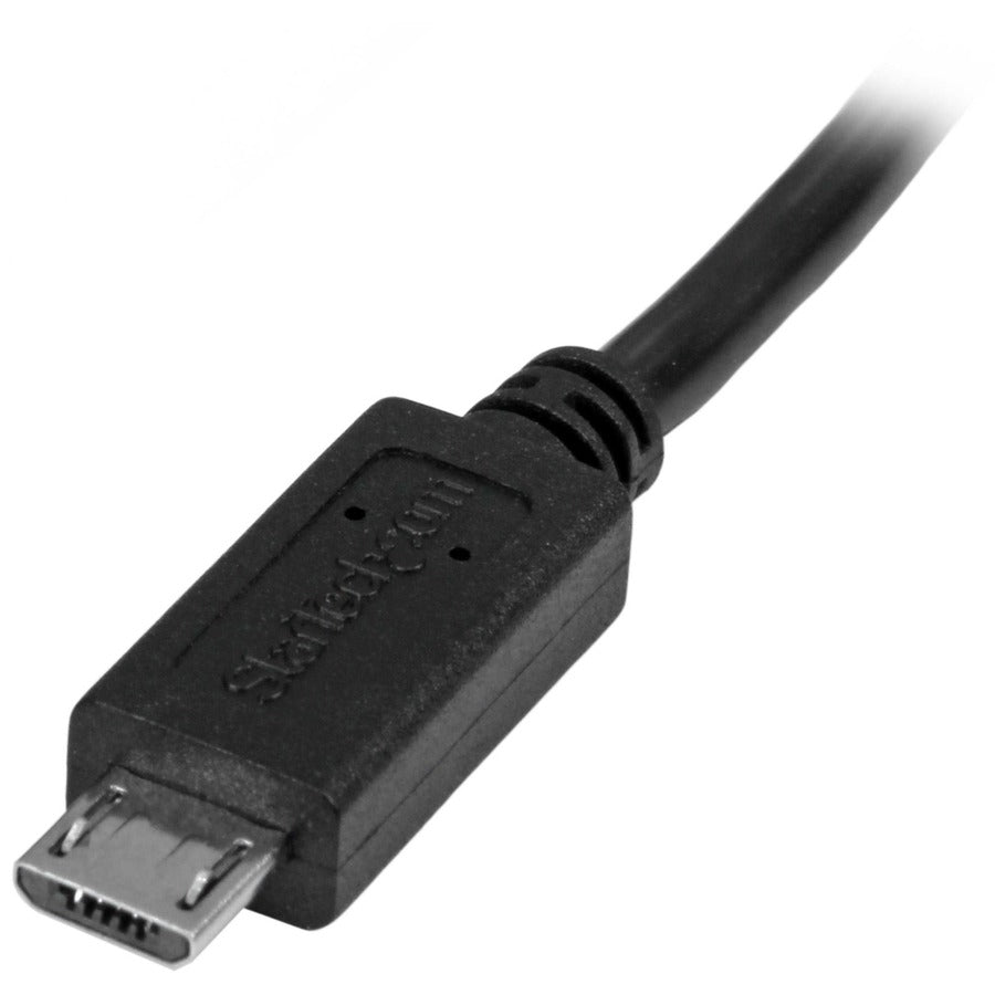 StarTech.com 0.5m 20in Micro-USB Extension Cable - M/F - Micro USB Male to Micro USB Female Cable — USBUBEXT50CM