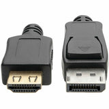 Tripp Lite by Eaton DisplayPort to HDMI over Cat5/6 Active Extender Kit, Pigtail Transmitter/Receiver for Video/Audio, 150 ft. (45 m), TAA — B150-1A1-HDMI