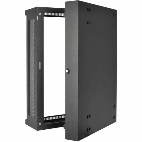 Tripp Lite SmartRack 18U Low-Profile Patch-Depth Wall-Mount Half-Height Rack Enclosure Clear Acrylic Window Hinged Back — SRW18US13G