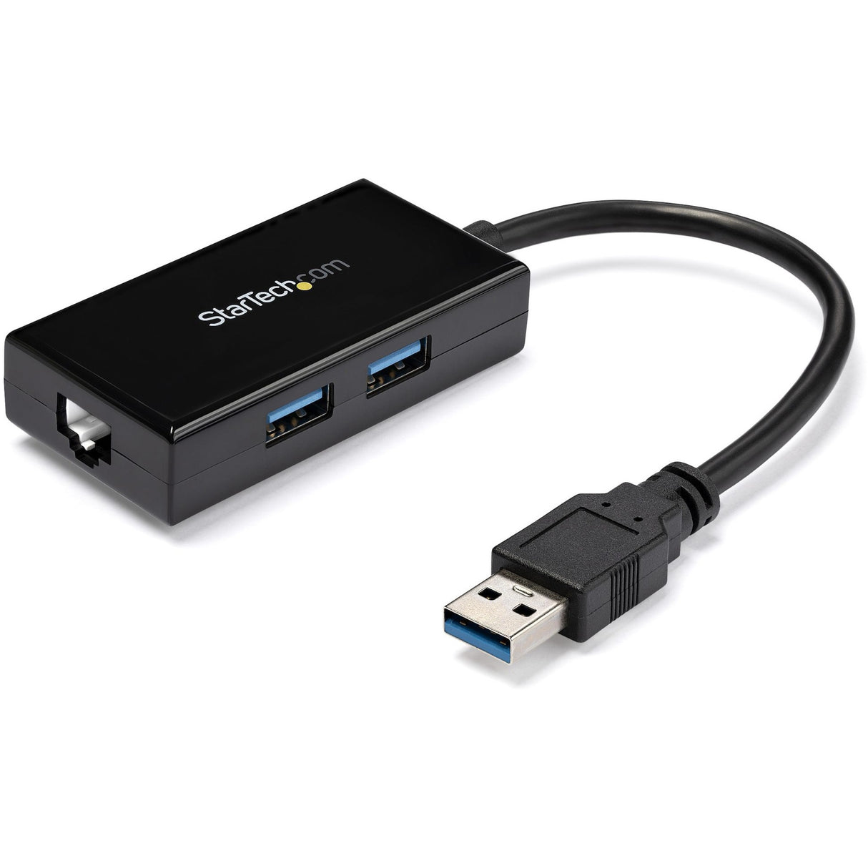 StarTech.com USB 3.0 to Gigabit Network Adapter with Built-In 2-Port USB Hub - Native Driver Support (Windows, Mac and Chrome OS) — USB31000S2H