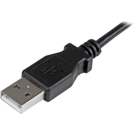 StarTech.com 1m 3 ft Right Angle Micro-USB Charge-and-Sync Cable M/M - USB 2.0 A to Micro-USB - 30/24 AWG — USBAUB1MRA