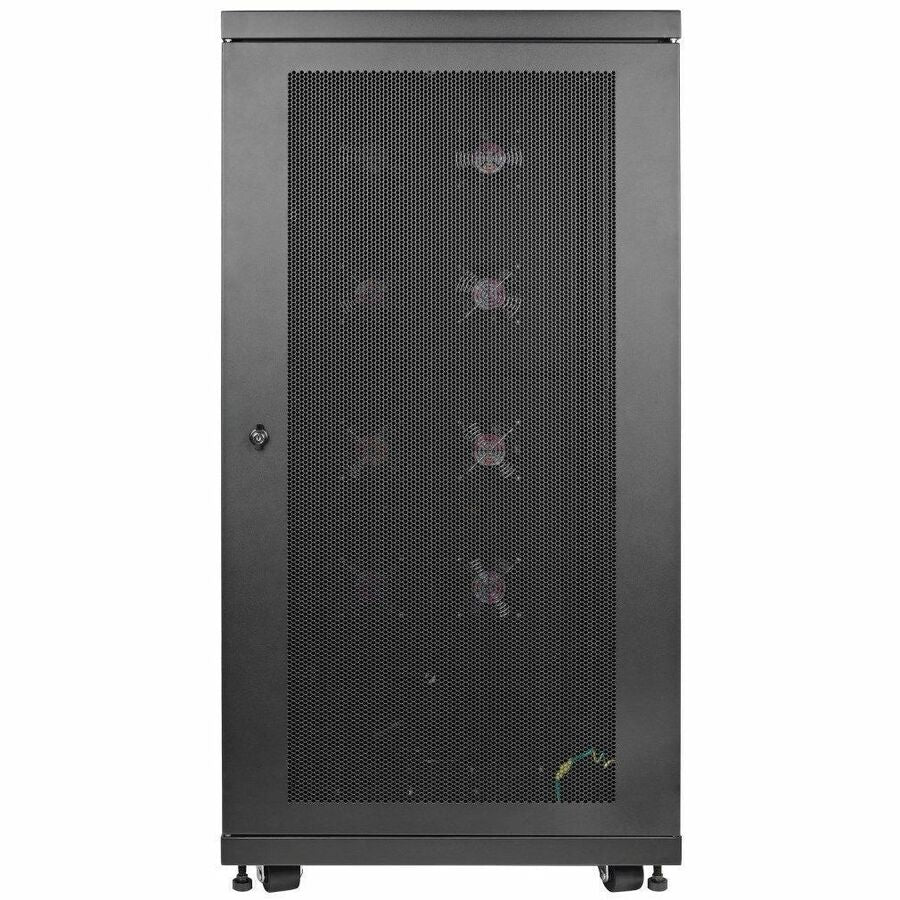 Tripp Lite by Eaton SmartRack 24U Standard-Depth Half-Height Rack Enclosure for Harsh Environments — SR24UBFFD