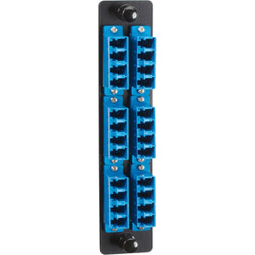 Black Box High-Density Single-Mode Fiber Adapter Panel - Ceramic Sleeve — JPM467C-R2