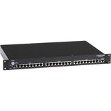 Black Box Rackmount Gang Switch - 19" , 1U, (8) RJ-45 A/B (All Pins), Network Manageable — NBSALL8MGR