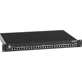 Black Box Rackmount Gang Switch - 19" , 1U, (8) RJ-45 A/B (All Pins), Network Manageable — NBSALL8MGR