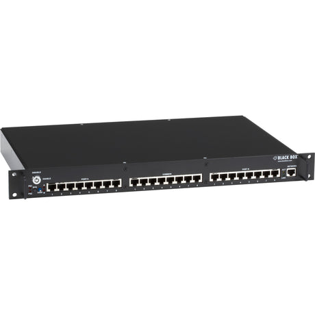 Black Box Rackmount Gang Switch - 19" , 1U, (8) RJ-45 A/B (All Pins), Network Manageable — NBSALL8MGR