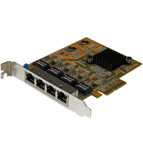 StarTech.com 4-Port PCI Express Gigabit Network Adapter Card - Quad-Port PCIe Gigabit NIC — ST1000SPEX43