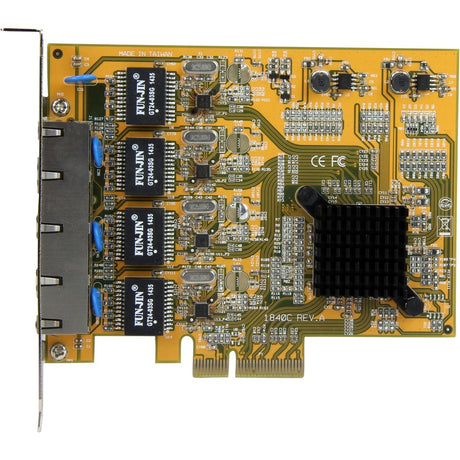 StarTech.com 4-Port PCI Express Gigabit Network Adapter Card - Quad-Port PCIe Gigabit NIC — ST1000SPEX43