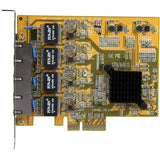 StarTech.com 4-Port PCI Express Gigabit Network Adapter Card - Quad-Port PCIe Gigabit NIC — ST1000SPEX43