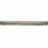 Eaton Tripp Lite Series 24-Port 1U Rack-Mount STP Shielded Cat6a Feedthrough Patch Panel, RJ45 Ethernet, TAA — N254-024-SH-6A