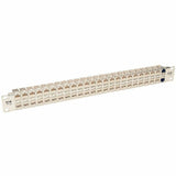 Eaton Tripp Lite Series 48-Port 1U Rack-Mount STP Shielded Cat6a Feedthrough Patch Panel, RJ45 Ethernet, TAA — N254-048-SH-6A