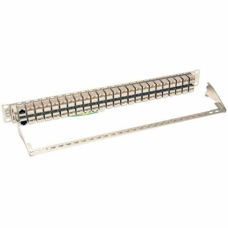 Eaton Tripp Lite Series 48-Port 1U Rack-Mount STP Shielded Cat6a Feedthrough Patch Panel, RJ45 Ethernet, TAA — N254-048-SH-6A