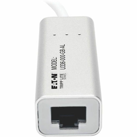 Eaton Tripp Lite Series USB 3.0 SuperSpeed to Gigabit Ethernet NIC Network Adapter, 10/100/1000, Plug and Play, Aluminum — U336-000-GB-AL