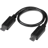 StarTech.com 8in USB OTG Cable - Micro USB to Micro USB - M/M - USB OTG Adapter - 8 inch — UUUSBOTG8IN