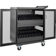 Tripp Lite by Eaton Multi-Device Charging Cart, 32 AC Outlets, Chromebooks and Laptops, Wall-Mount Option, Black — CSC32AC