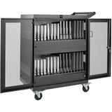 Tripp Lite by Eaton Multi-Device Charging Cart, 32 AC Outlets, Chromebooks and Laptops, Wall-Mount Option, Black — CSC32AC