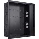 Chief Proximity In-Wall Storage Box with 4 Receptacle Filter and Surge Protection - For Flat Panel Displays - Black — PAC526FBP4