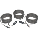 Eaton Tripp Lite Series USB 2.0 A to B Active Repeater Cable (M/M), 50 ft. (15.24 m) — U042-050