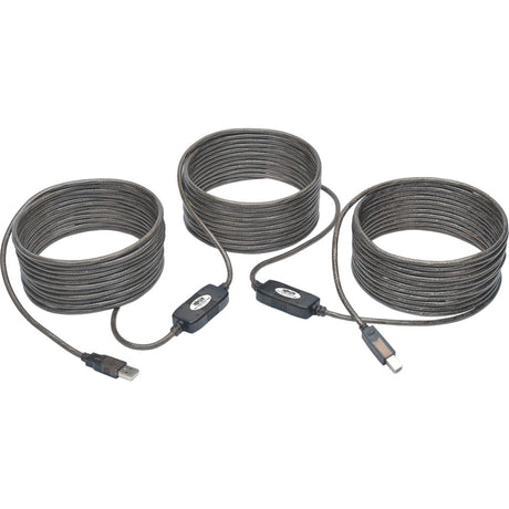 Eaton Tripp Lite Series USB 2.0 A to B Active Repeater Cable (M/M), 50 ft. (15.24 m) — U042-050