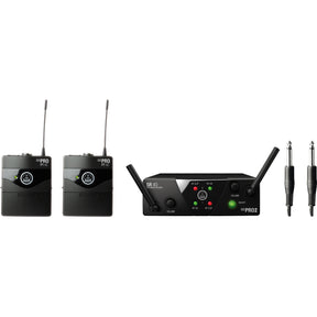 AKG WMS40 Mini Dual Instrumental Set Wireless Microphone System (Band: A & B) — 3351H00050