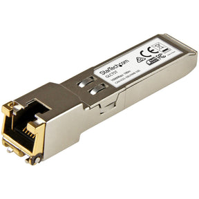 StarTech.com Cisco GLC-T Compatible SFP Module - 1000BASE-T - 1GE Gigabit Ethernet SFP SFP to RJ45 Cat6/Cat5e Transceiver - 100m — GLCTST
