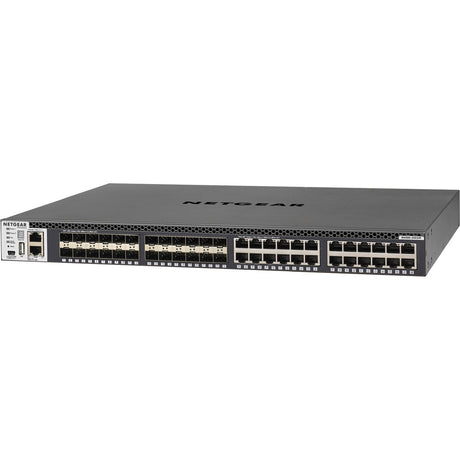 Netgear M4300 Stackable Managed Switch with 48x10G including 24x10GBASE-T and 24xSFP+ Layer 3 — XSM4348S-100NES