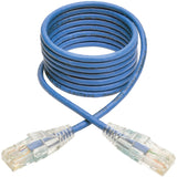 Eaton Tripp Lite Series Cat6 Gigabit Snagless Slim UTP Ethernet Cable (RJ45 M/M), PoE, Blue, 5 ft. (1.52 m) — N201-S05-BL