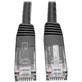 Eaton Tripp Lite Series Cat6 Gigabit Molded (UTP) Ethernet Cable (RJ45 M/M), PoE, Black, 5 ft. (1.52 m) — N200-005-BK