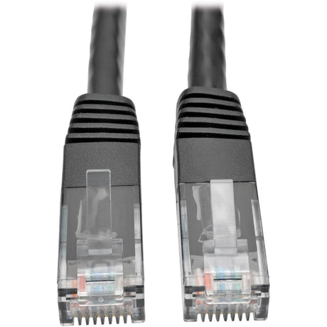 Eaton Tripp Lite Series Cat6 Gigabit Molded (UTP) Ethernet Cable (RJ45 M/M), PoE, Black, 5 ft. (1.52 m) — N200-005-BK