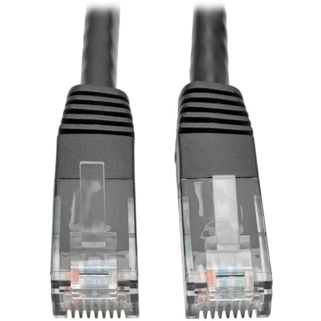 Eaton Tripp Lite Series Cat6 Gigabit Molded (UTP) Ethernet Cable (RJ45 M/M), PoE, Black, 7 ft. (2.13 m) — N200-007-BK