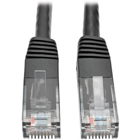 Eaton Tripp Lite Series Cat6 Gigabit Molded (UTP) Ethernet Cable (RJ45 M/M), PoE, Black, 10 ft. (3.05 m) — N200-010-BK