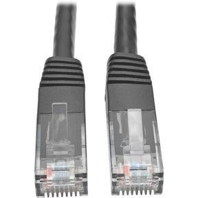 Eaton Tripp Lite Series Cat6 Gigabit Molded (UTP) Ethernet Cable (RJ45 M/M), PoE, Black, 14 ft. (4.27 m) — N200-014-BK