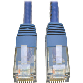 Eaton Tripp Lite Series Cat6 Gigabit Molded (UTP) Ethernet Cable (RJ45 M/M), PoE, Blue, 14 ft. (4.27 m) — N200-014-BL