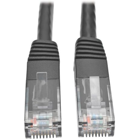 Eaton Tripp Lite Series Cat6 Gigabit Molded (UTP) Ethernet Cable (RJ45 M/M), PoE, Black, 15 ft. (4.57 m) — N200-015-BK