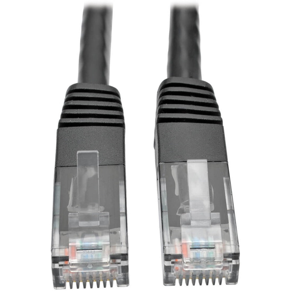 Eaton Tripp Lite Series Cat6 Gigabit Molded (UTP) Ethernet Cable (RJ45 M/M), PoE, Black, 3 ft. (0.91 m) — N200-003-BK