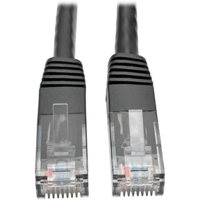 Eaton Tripp Lite Series Cat6 Gigabit Molded (UTP) Ethernet Cable (RJ45 M/M), PoE, Black, 3 ft. (0.91 m) — N200-003-BK